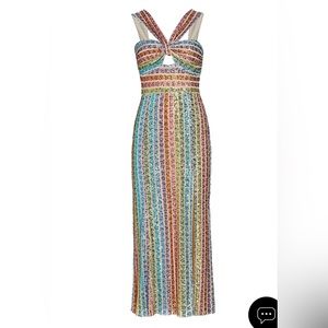 Saylor Eli Sequin Column Dress NWT